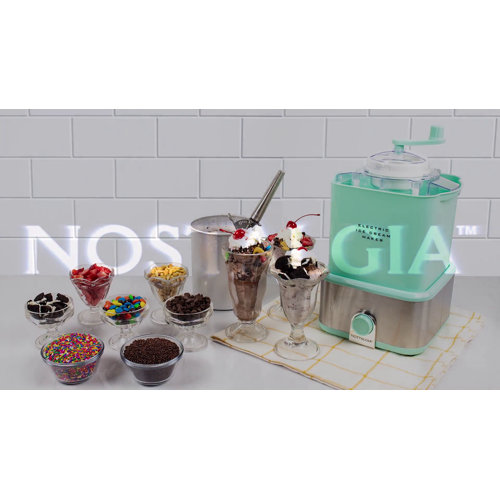 Nostalgia Electrics Nostalgia Electric Ice Cream Maker with Candy